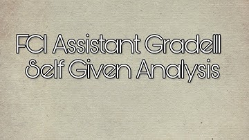 FCI Grade III Self Given analysis.(Ist January 4th shift)