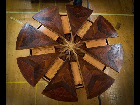 Expandable Round Table Time Lapse Western Heritage Furniture Tim Mcclellan