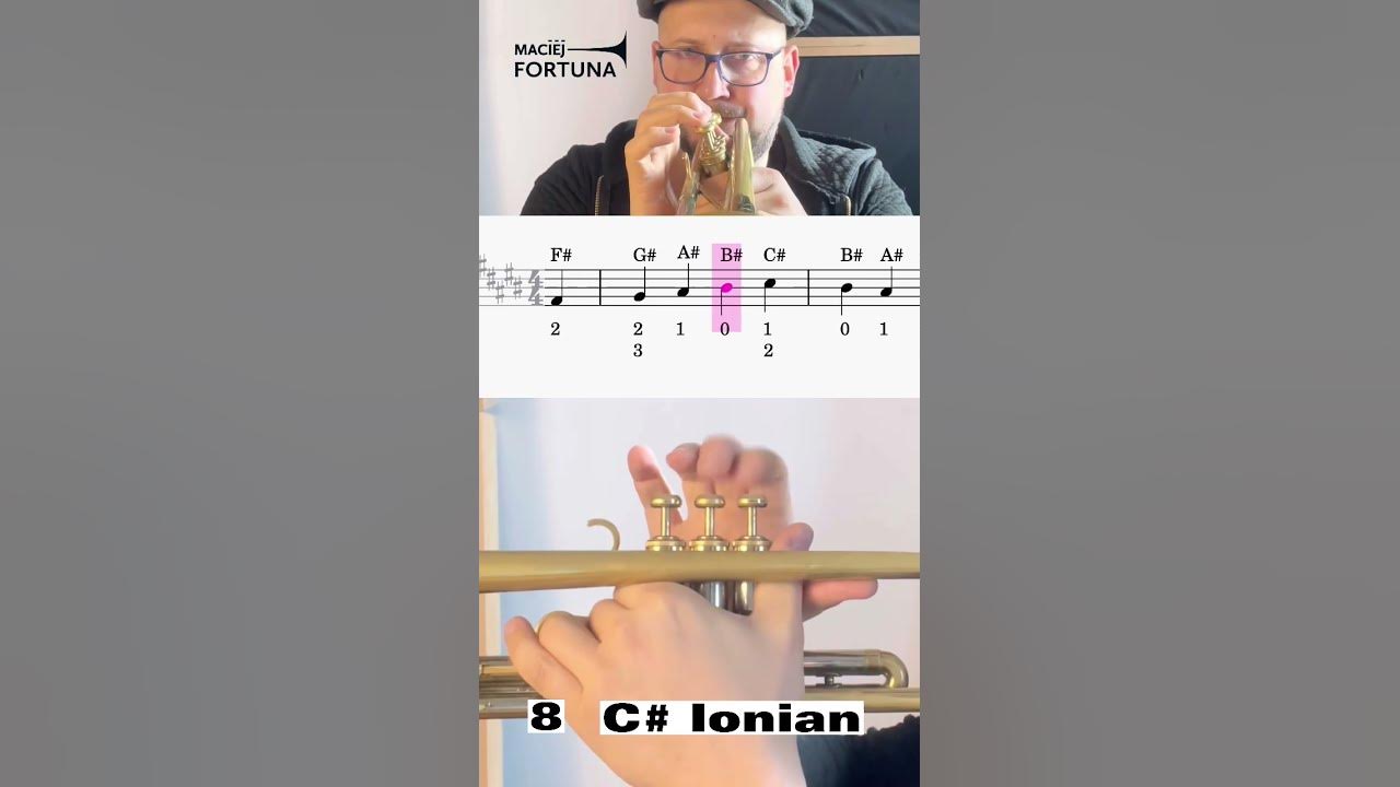 How to play c major scale on trumpet youtube