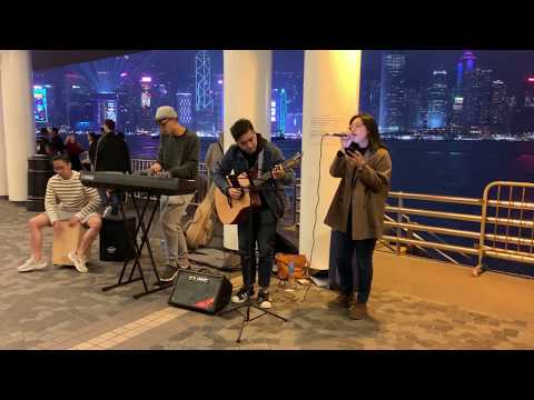 慢慢喜歡你(莫文蔚)-Cover By 威E Carol@尖沙咀文化中心海旁Busking 2018/12/27
