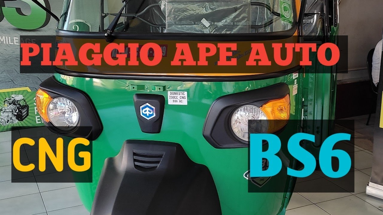 PIAGGIO APE AUTO CNG BS6