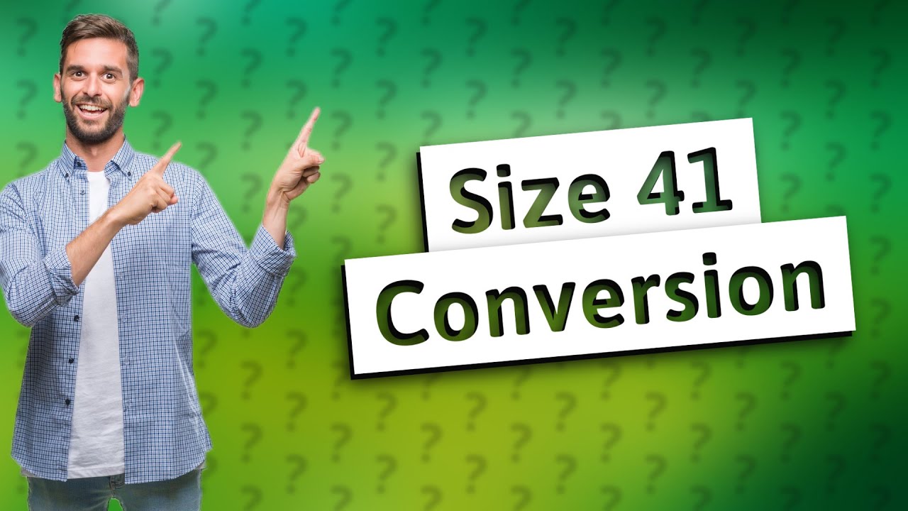 What Size Is 41 In US Women s YouTube
