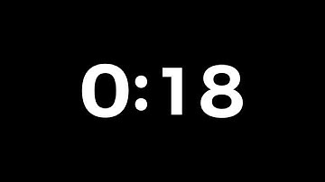 18 Seconds | COUNTDOWN Timer 🔥 ( No Copyright )