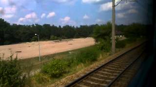 EN57-1027 odcinek Zbąszynek - Zbąszyń