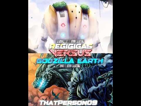 Regigigas (Pokemon) vs Godzilla Earth (Anime Trilogy)