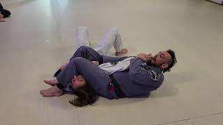 Scissor Sweep from Closed Guard to Mounted Cross Collar Choke and S Mount Armbar