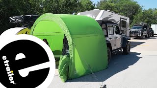 Install Lets Go Aero Archaus Tent Shelter W Tailgate Connector On A 2023 Jeep Wrangler 4Xe