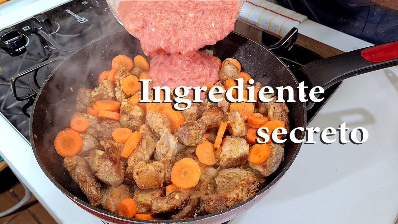 TEM CARNE DE PORCO EM CASA ? ENTÃO FAZ ESSA RECEITA ADOREI