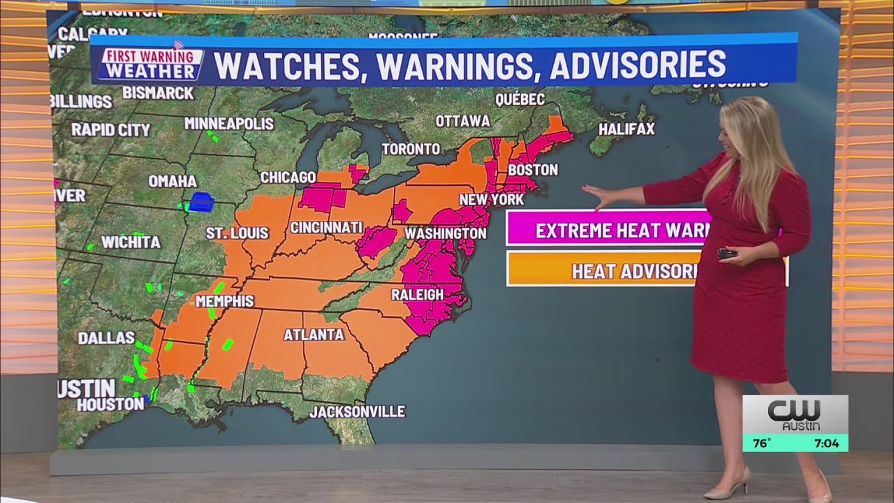 East Coast heat wave continues