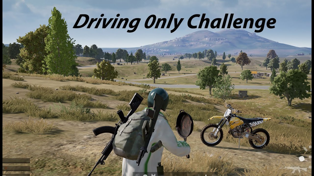 Driving Only Challenge PUBG PC | Low End Graphics Setting