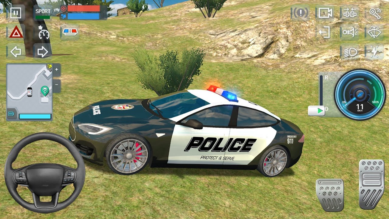 محاكي ألقياده سيارة شرطة العاب شرطة العاب سيارات العاب اندرويد Android Gameplay Police Sim 2025
