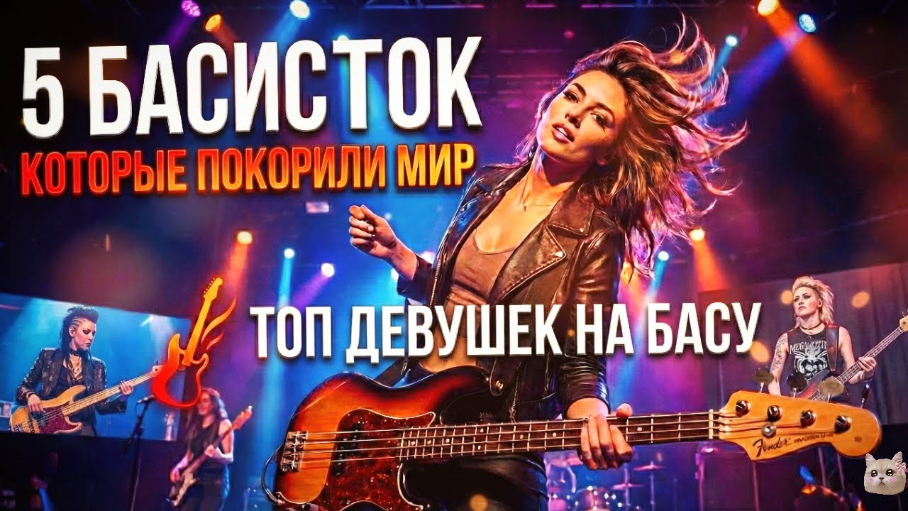 5 КРУТЫХ ДЕВУШЕК с бас-гитарой 🎸 Кто сейчас в топе?