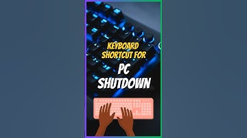 Keyboard Shortcut - PC Shutdown! 🔴 #shorts