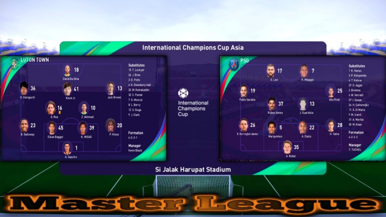 International Champions Cup Asia Luton Town v PSG Luton Town Master