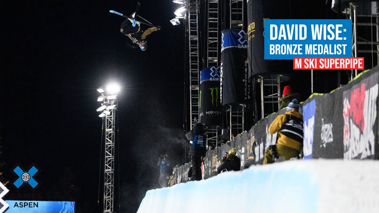 David Wise: Bronze Medalist - Men's Ski Superpipe | X Games Aspen