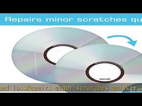 Maxell Disc Scratch Repair Kit, Repairs Minor Scratches, Eliminate disc