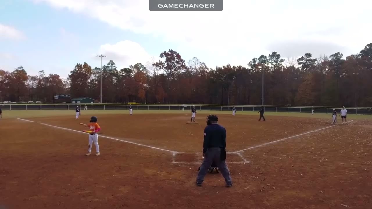 Alex's bat-flip catch vs. St. James (8-0 W) - Nov. 9, 2025