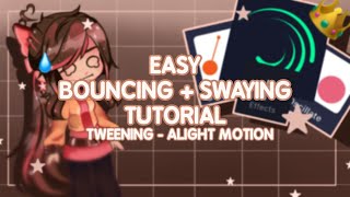 Super easy Alight Motion tweening tutorial 💫 [Head bounce and sway] | BEGINNER FRIENDLY!