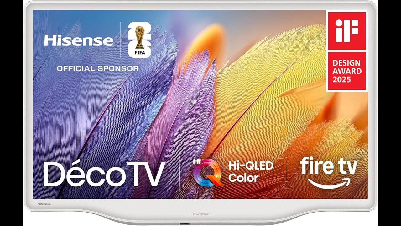 Hisense 32” S5 DécoTV QLED Fire TV Review (2025) – Stylish White
