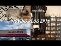 Moving vlog ep4 apartment updates trader joes haul organizing my closets  maddie cidlik