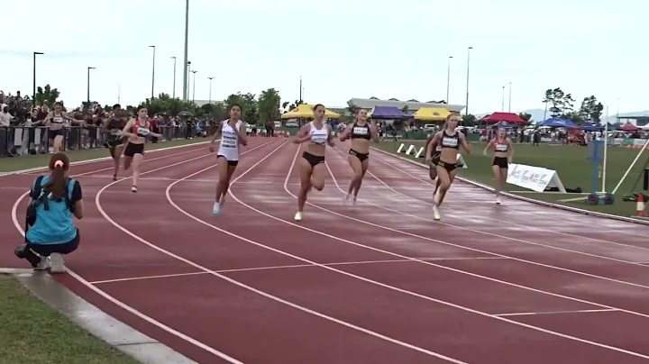 100m U18yrs Women Final, Oceania Championships, Mackay 7/06/2022