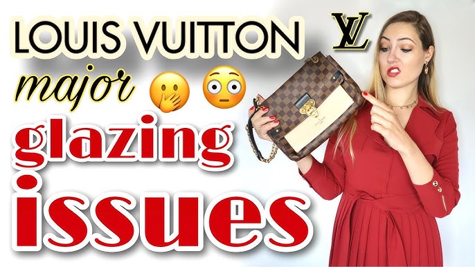 How can I fix this?? The glazing on the edges is peeling off : r/ Louisvuitton