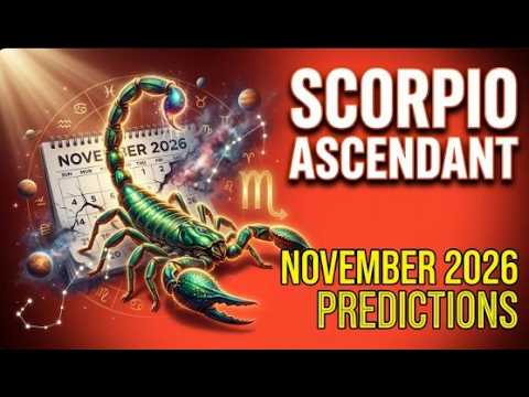 Scorpio ascendant November 2026 predictions