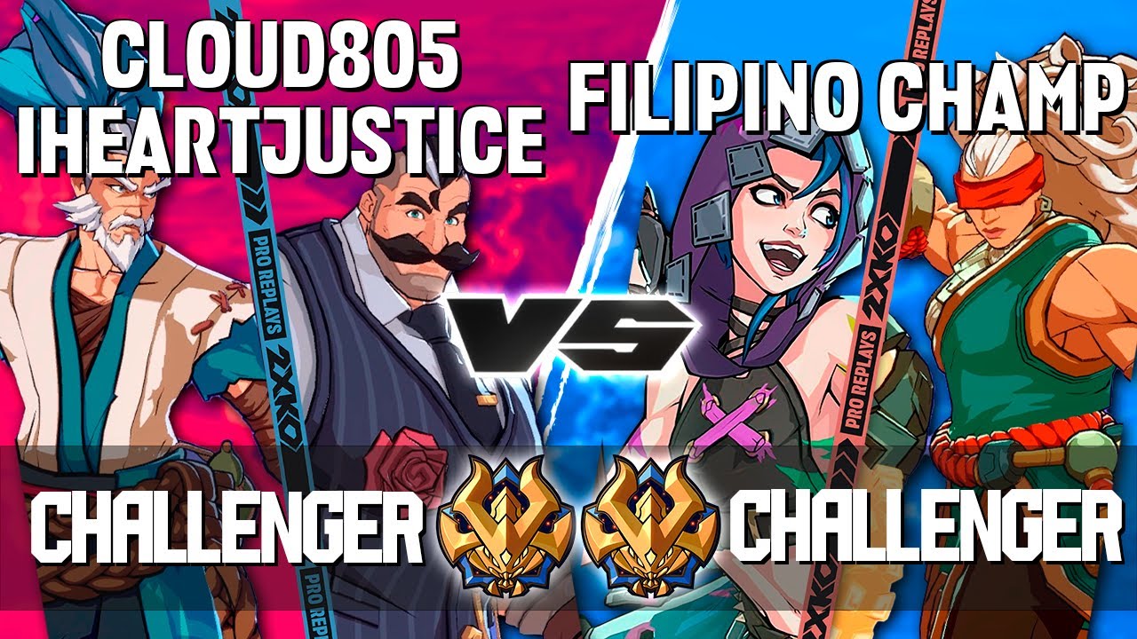 2XKO ▰ CLOUD805-IHEARTJUSTICE (Braum-Yasuo) vs FILIPINO CHAMP (Jinx-Illaoi) ▰ 2XKO Pro level replays
