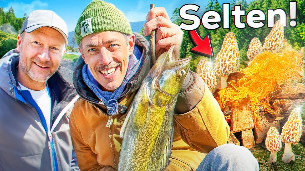 ZANDER & MORCHELN am Lagerfeuer🔥 Unfassbar selten & extrem lecker! (+Gewinnspiel)