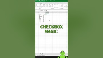 Checkbox Magic in Excel! #shorts #excel #exceltips #exceltutorial #exceltricks