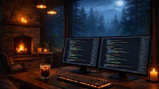 Forest Cabin Cafe Coding ☕ Deep Focus Lofi for Programming & Study
