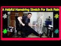 A Seated Hamstring Stretch To Ward Off Back Pain