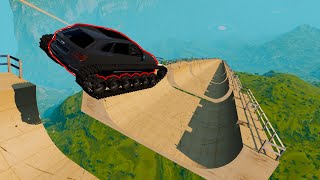 Mega Ramp High Speed Car Jumps #2 – BeamNG.Drive