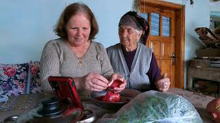 AKŞAM KÖYE GİTTİK ANANEME SÜPRİZ OLDU KÖYDE YÖRESEL TÜRK YEMEKLERİ #denizli #village #villagelife