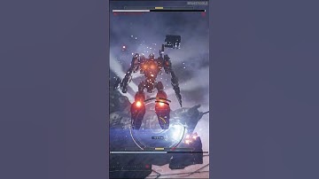 ARMORED CORE VI : How to beat the tutorial Boss #shorts
