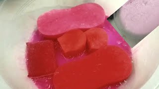 ASMR Rose sponge Squeezing with rinse