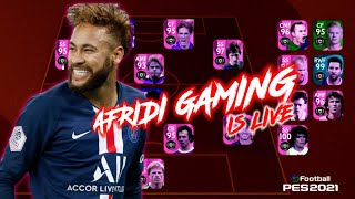 PES MOBILE 2021 Let's play Friendly on Stream || ID 800644445 || ROAD TO 2K || AFRIDI GAMING