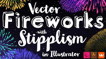Scalable ‎Vector‬ Fireworks in Illustrator | STIPPLISM