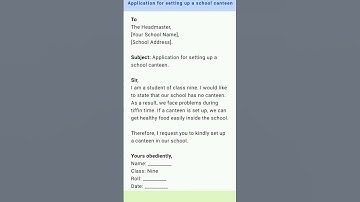 Application for setting up a school canteen❤