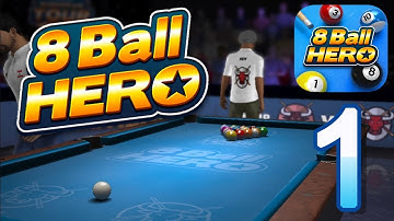 8 Ball Hero - 3 STARS - Gameplay Walkthrough Part 1 - Levels 1 - 10 (iOS)