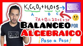 Balanceo de ecuaciones por método algebraico resolviendo por ecuaci...