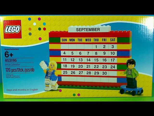 Afskedige Urskive Diskurs LEGO BRICK CALENDAR 853195 - YouTube