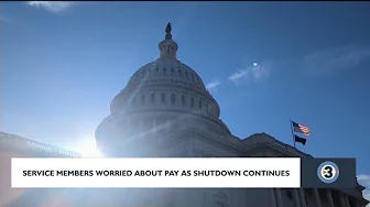 Service members worried about pay as shutdown continues