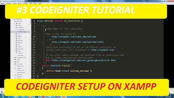 Codeigniter ko kaise setup kare | How to setup codeigniter 3 in localhost with XAMPP | Install CI