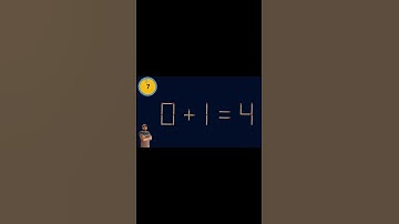 Move only 2 sticks to make equation correct | Matchstick Puzzle 0+1=4