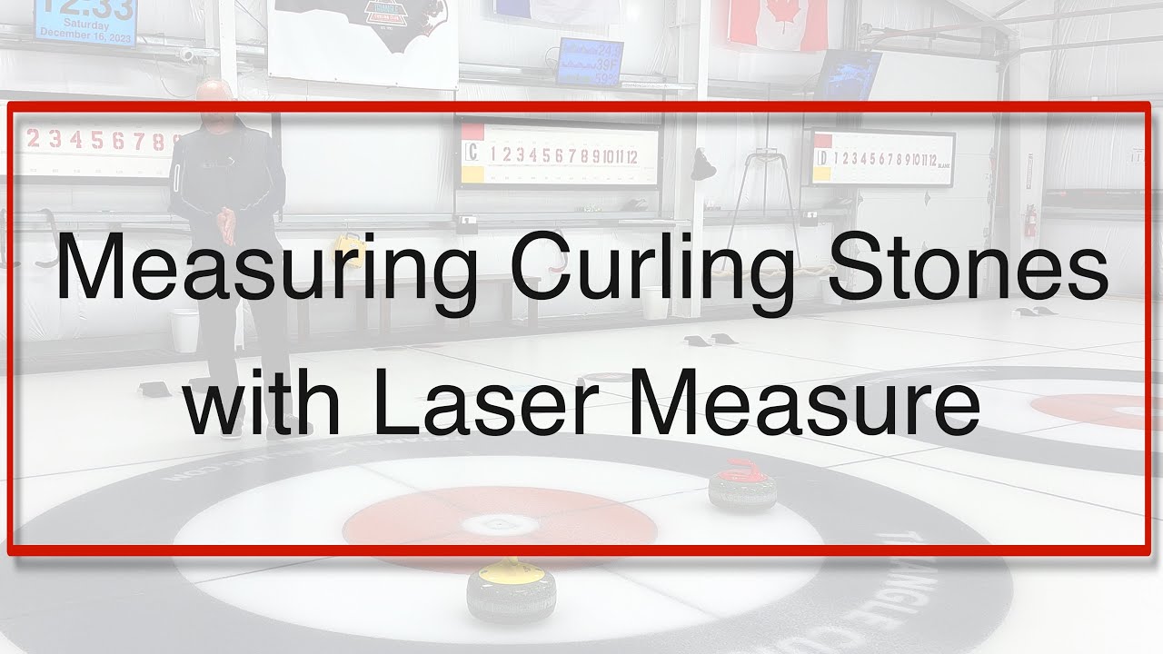 Measuring Curling Stones with Laser Measure YouTube