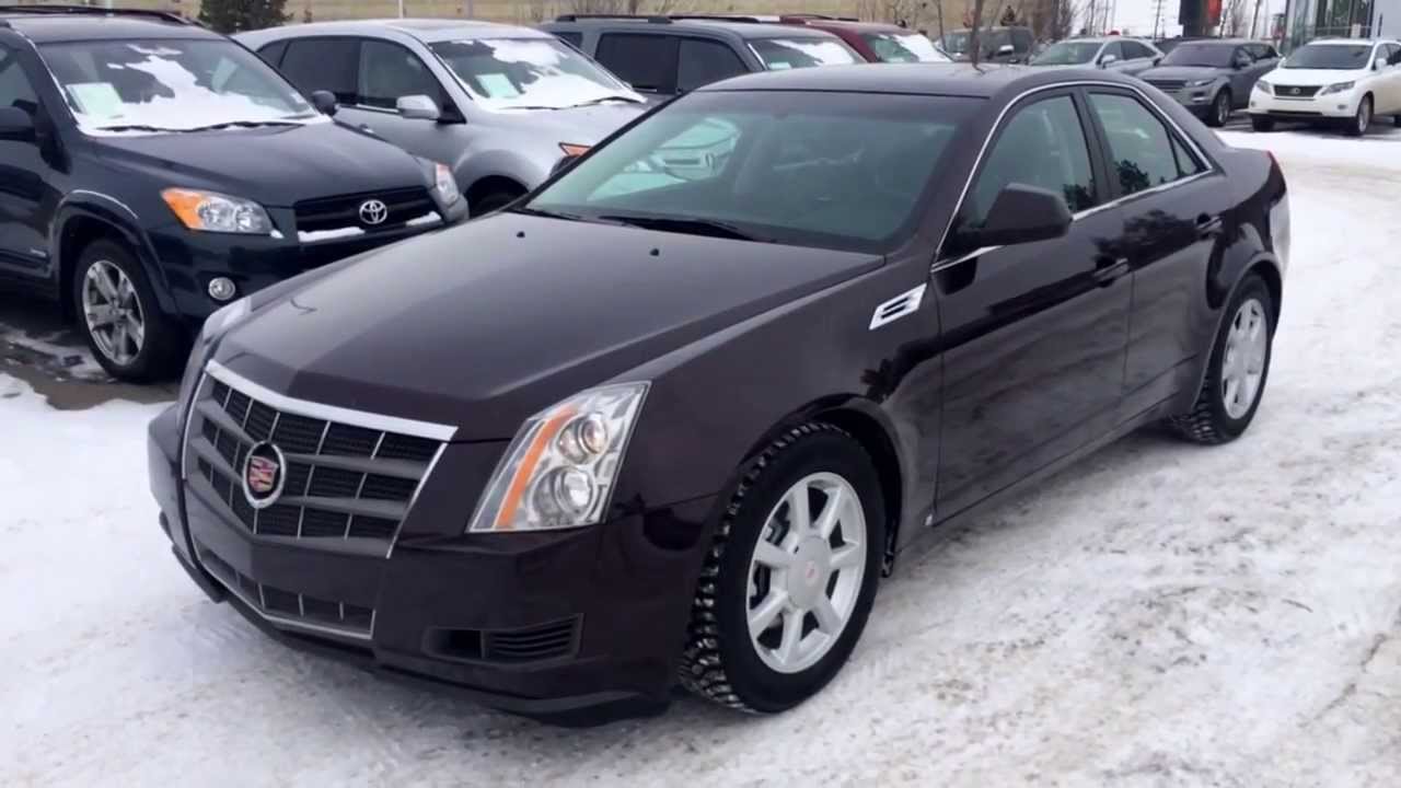 Pre Owned 2008 Cadillac Cts Sedan Maroon Black Cherry Review