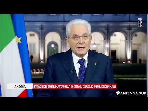 Video 06 GIUGNO 2026 - ANDRIA: STRAGE DEI TRENI, MATTARELLA IN CITTÀ IL 12 LUGLIO PER IL DECENNALE