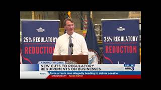 WHSV/Harrisonburg - Gov. Youngkin Delivers Milestone Regulatory Reform