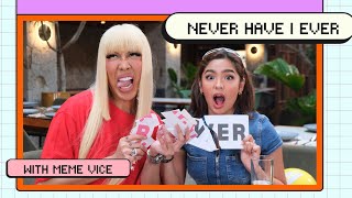 I&#39;M BACK!!! Never Have I Ever with Meme Vice || Andrea B.